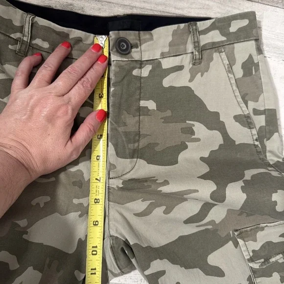 ATM Anthony Thomas Camo Cargo‎ Army Green Women's Khakis Size 28 - Picture 11 of 13